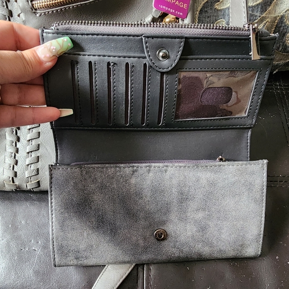 Cute Rampage,  large hobo tote,  with matching wallet - Picture 2 of 3